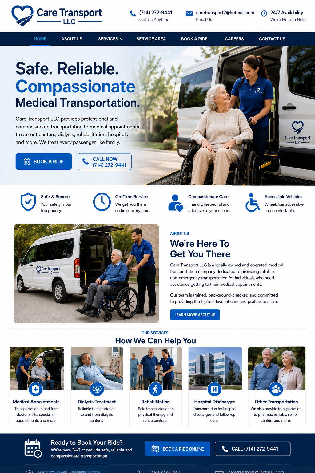 Medical transportation services in Orange County